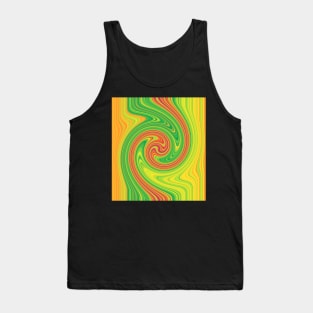 Vibrant Hurricane Swirls Tank Top